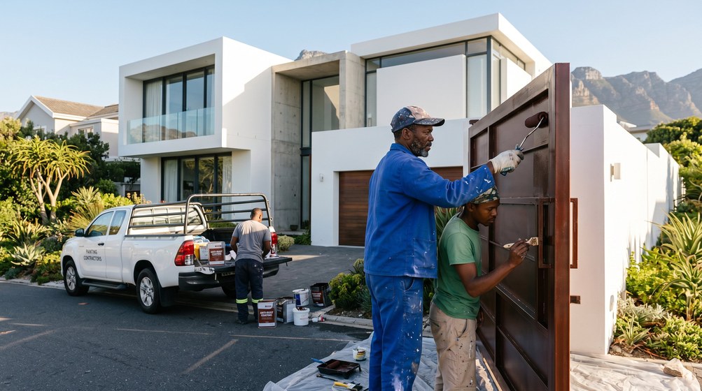 Anti-rust and steel coating work on a Retreat property